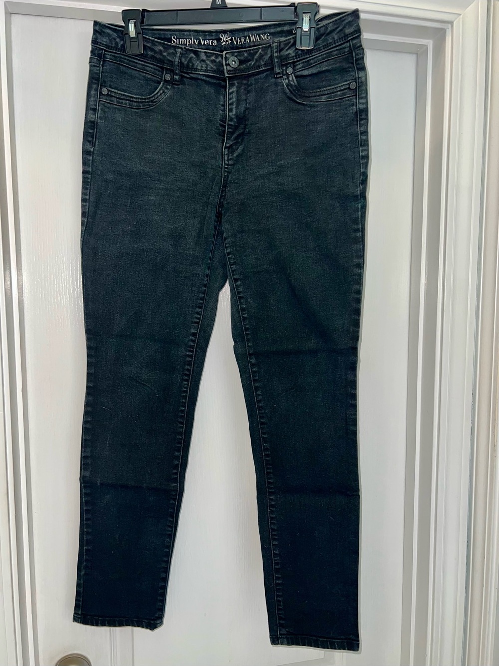 Simply Vera Vera Wang Black Skinny Jeans - Women's Stretch Denim